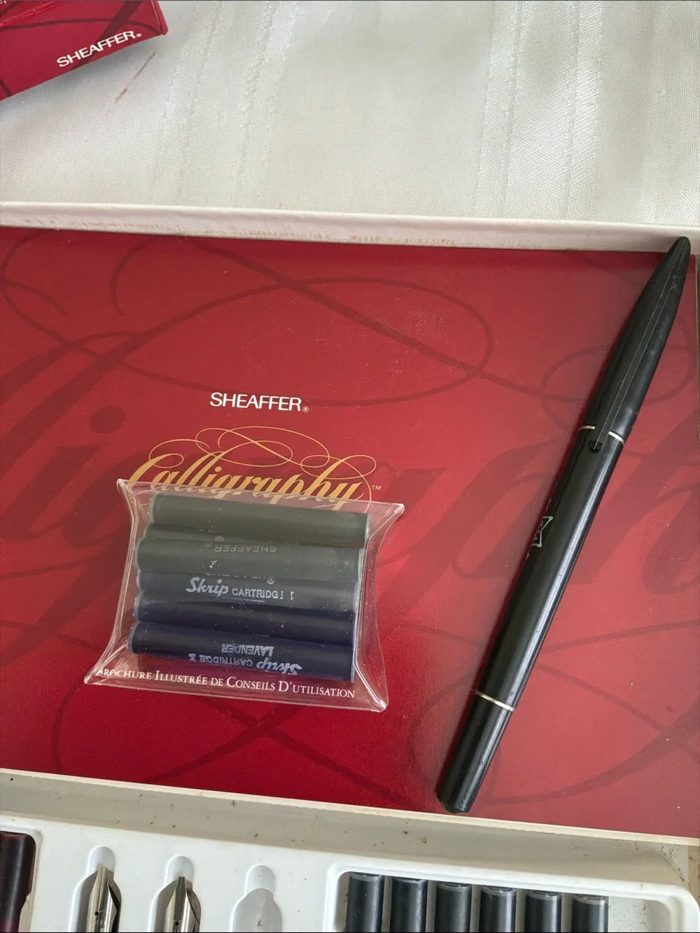 Sheaffer Calligraphy Set - Black and Red